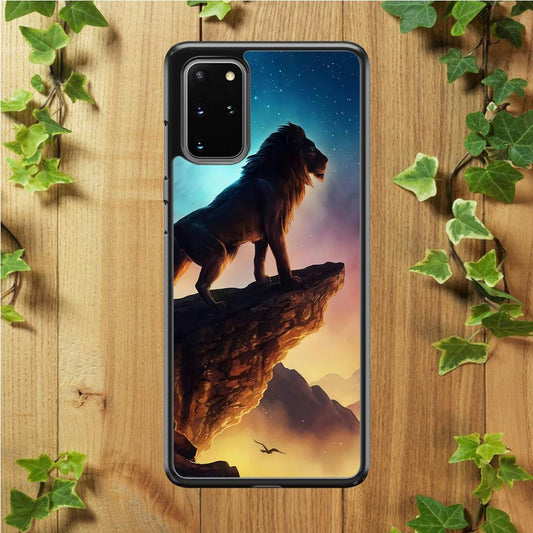 The Lion King Samsung Galaxy S20 Plus Case-Rubber / White (2D Case)-Xtracase