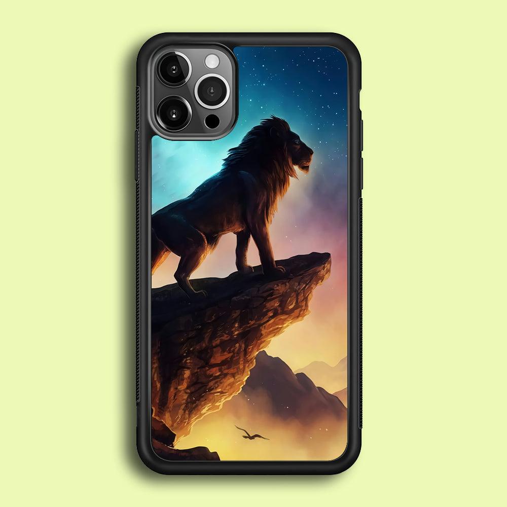 The Lion King iPhone 12 Pro Case-Rubber / Black (2D Case)-Xtracase