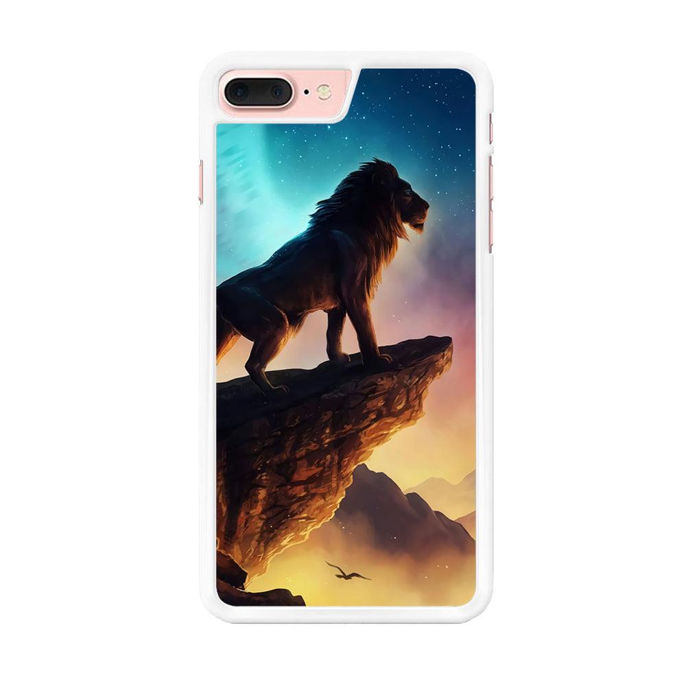 The Lion King iPhone 7 Plus Case-Rubber / White (2D Case)-Xtracase