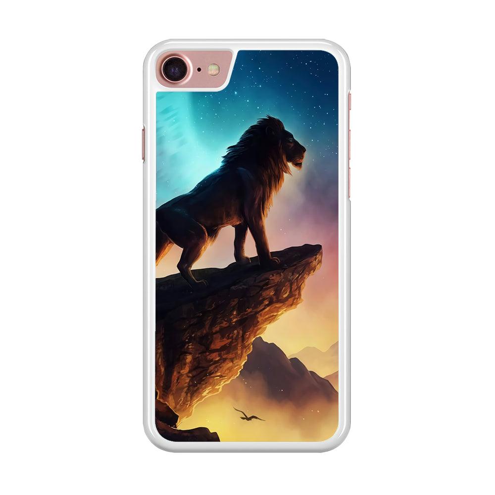 The Lion King iPhone 7 Case-Rubber / White (2D Case)-Xtracase