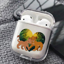Load image into Gallery viewer, The Lion King Love Hard Plastic Protective Clear Case Cover For Apple Airpods