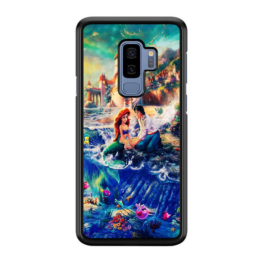 The Little Mermaid Samsung Galaxy S9 Plus Case-Rubber / White (2D Case)-Xtracase