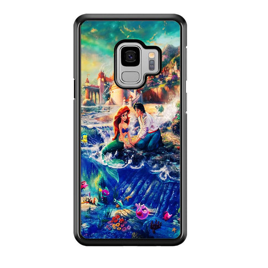 The Little Mermaid Samsung Galaxy S9 Case-Rubber / Black (2D Case)-Xtracase