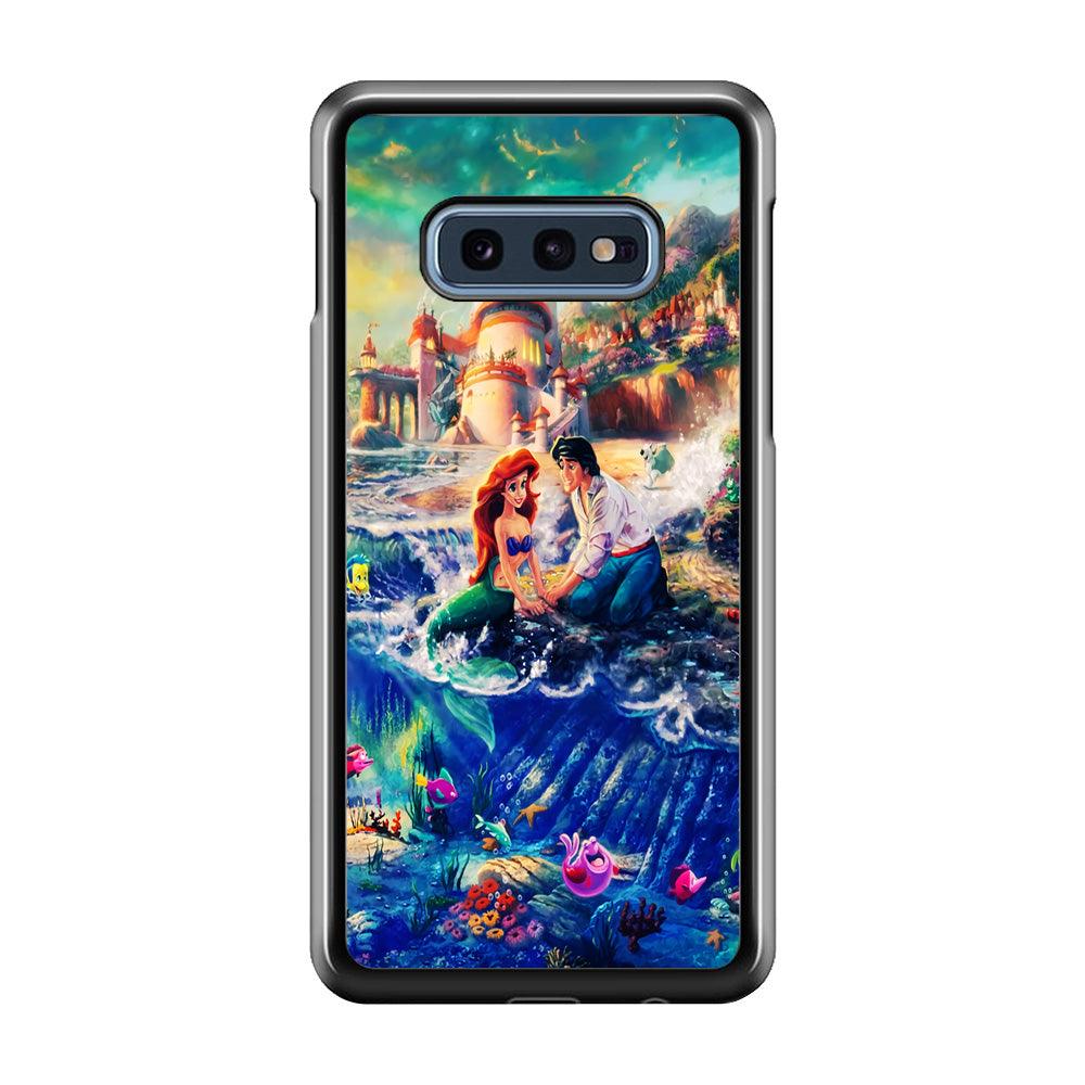 The Little Mermaid Samsung Galaxy S10E Case-Rubber / Black (2D Case)-Xtracase