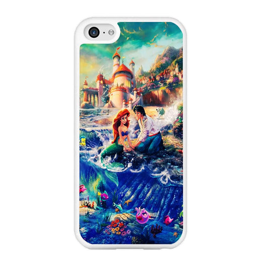 The Little Mermaid iPhone 5 | 5s Case-Rubber / White (2D Case)-Xtracase