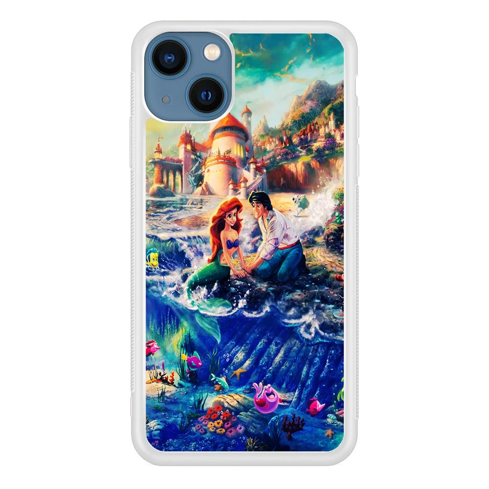 The Little Mermaid iPhone 13 Case-Rubber / White (2D Case)-Xtracase