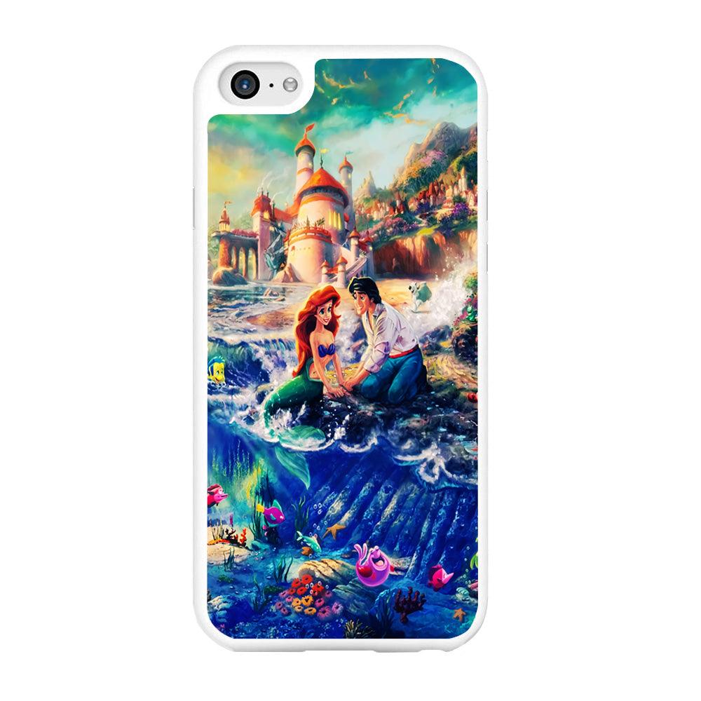 The Little Mermaid iPhone 6 Plus | 6s Plus Case-Rubber / White (2D Case)-Xtracase