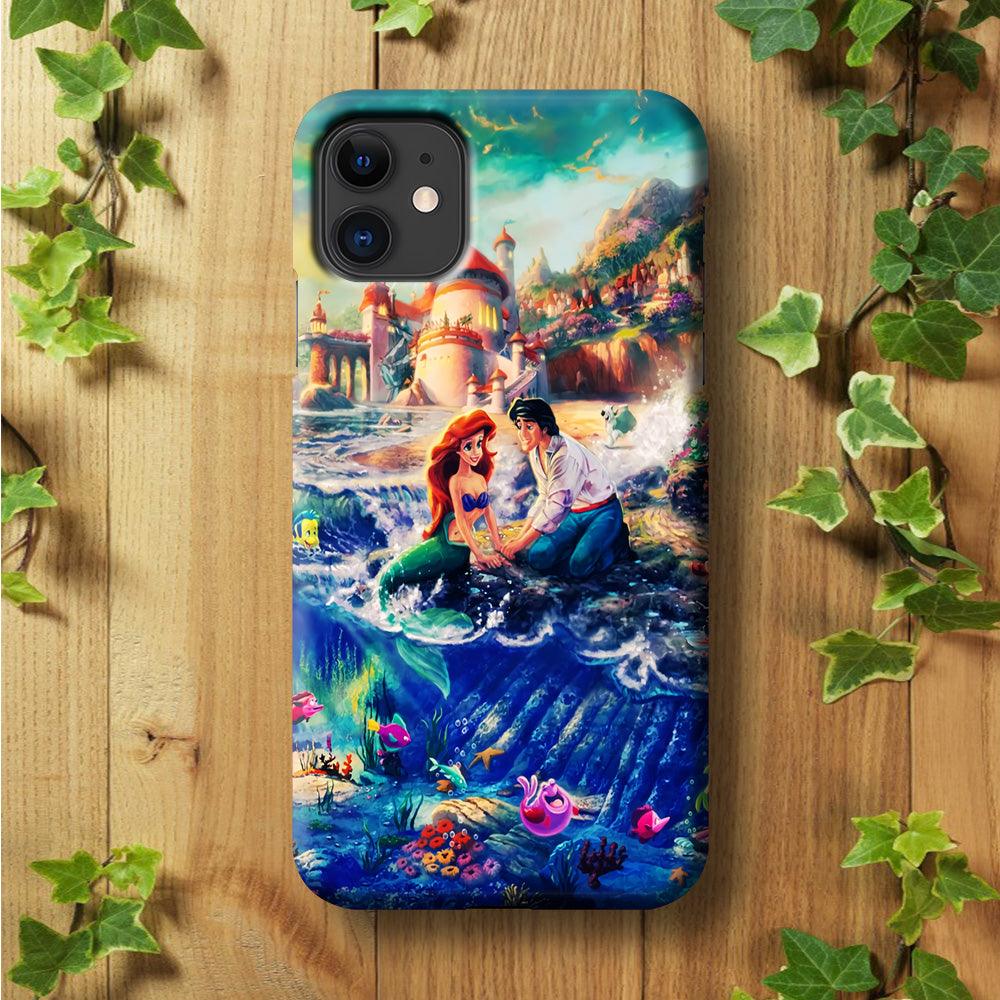 The Little Mermaid iPhone 11 Case-Plastic / Full Wrap (3D Case)-Xtracase
