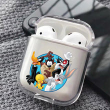 Load image into Gallery viewer, The Looney Tunes Family Hard Plastic Protective Clear Case Cover For Apple Airpods