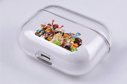 The Muppet Family Hard Plastic Protective Clear Case Cover For Apple Airpod Pro
