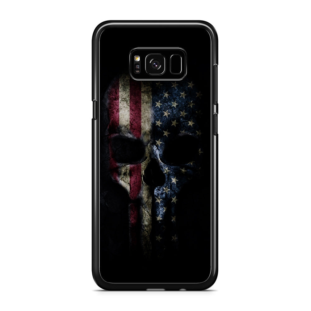 The Punisher American Flag Samsung Galaxy S8 Plus Case