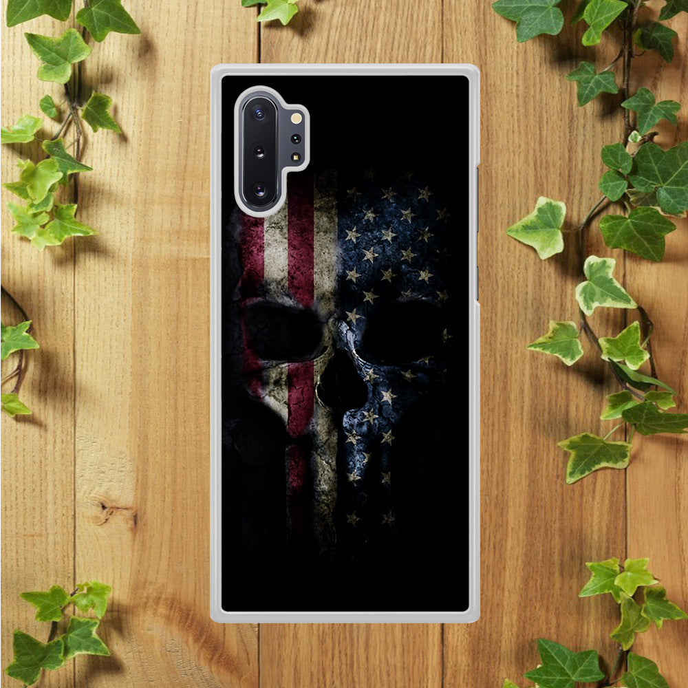 The Punisher American Flag Samsung Galaxy Note 10 Plus Case