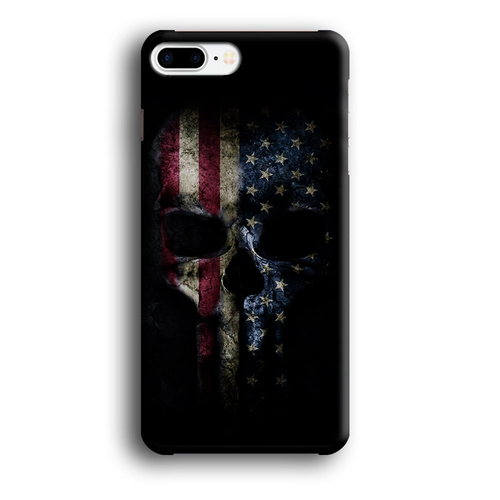 The Punisher American Flag iPhone 8 Plus Case