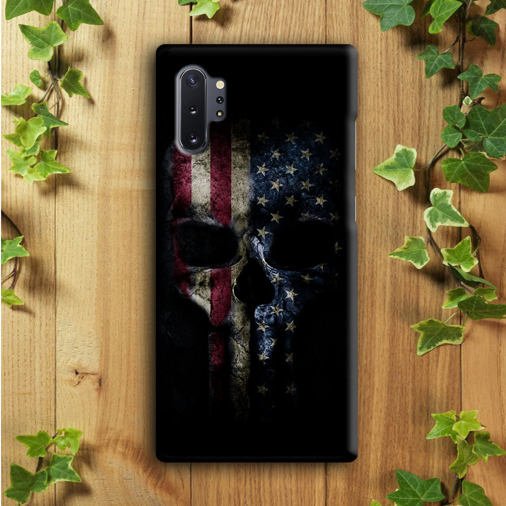 The Punisher American Flag Samsung Galaxy Note 10 Plus Case