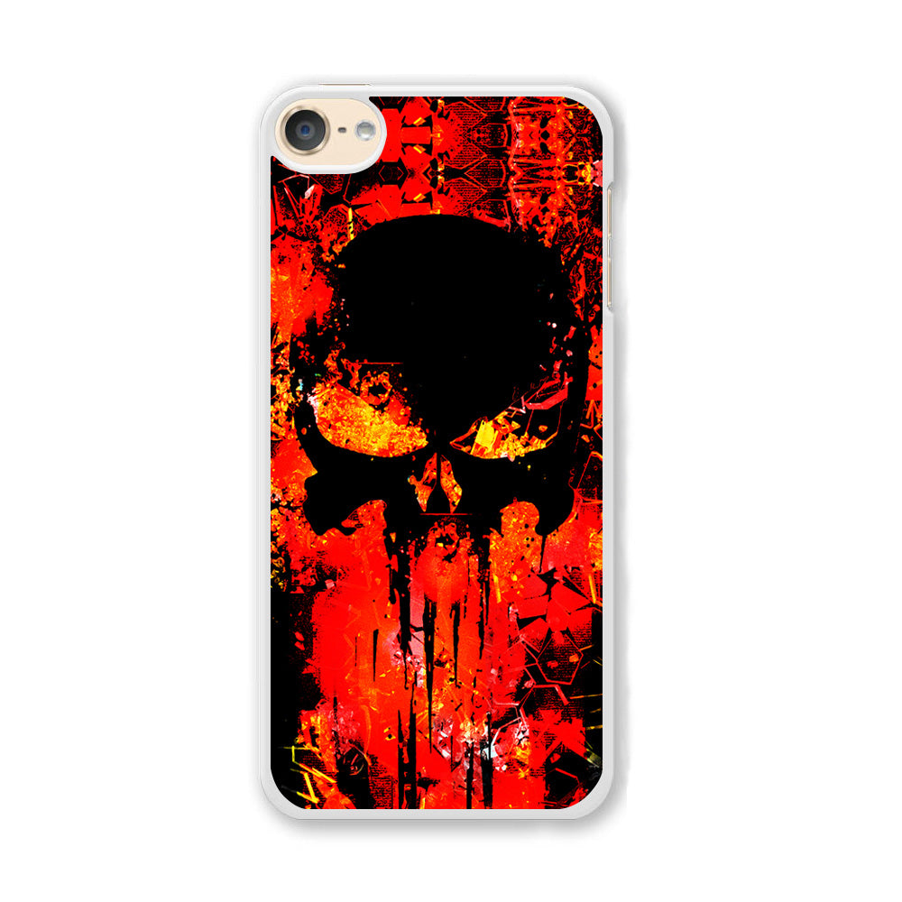 The Punisher Orange Background iPod Touch 6 Case