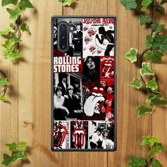 The Rolling Stones Collage Samsung Galaxy Note 10 Case-Plastic / Full Wrap (3D Case)-Xtracase