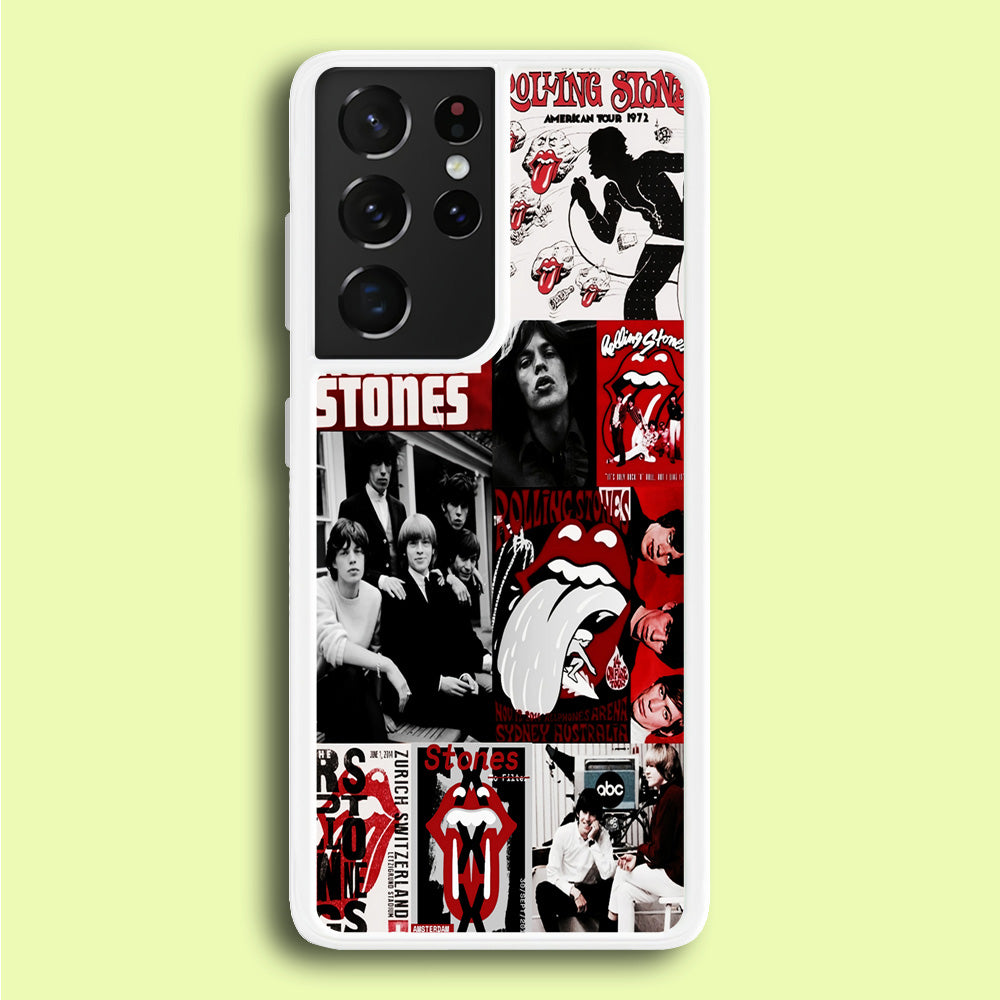 The Rolling Stones Collage Samsung Galaxy S21 Ultra Case