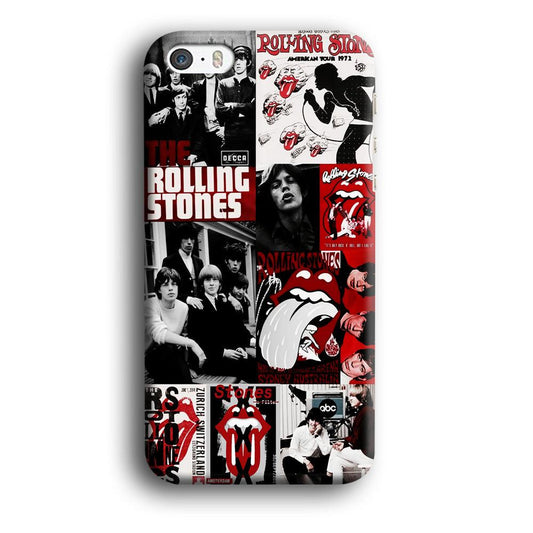 The Rolling Stones Collage iPhone 5 | 5s Case-Plastic / Full Wrap (3D Case)-Xtracase
