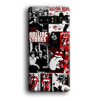 The Rolling Stones Collage Samsung Galaxy Note 8 Case