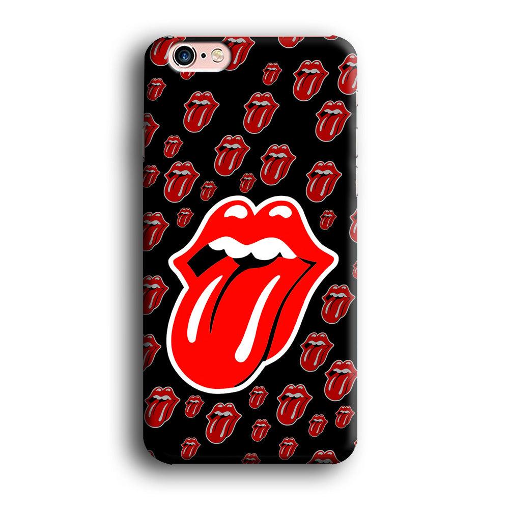 The Rolling Stones Logo iPhone 6 Plus | 6s Plus Case-Plastic / Full Wrap (3D Case)-Xtracase