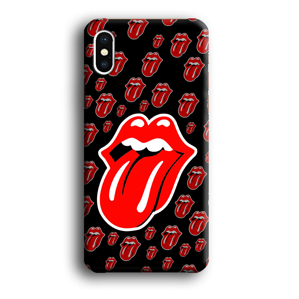 The Rolling Stones Logo iPhone X Case