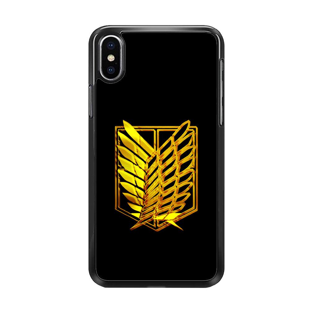 The Survey Corps Gold iPhone Xs Max Case-Xtracase