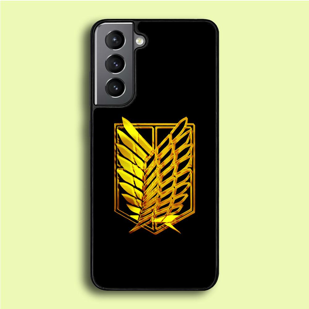 The Survey Corps Gold Samsung Galaxy A16 Case-Plastic / Full Wrap (3D Case)-Xtracase