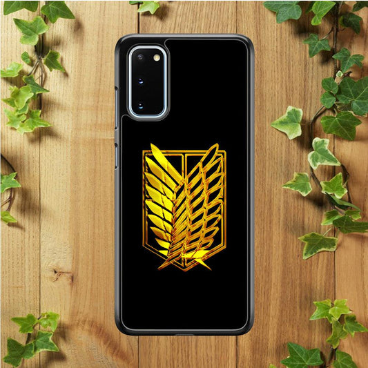 The Survey Corps Gold Samsung Galaxy S20 Case-Plastic / Full Wrap (3D Case)-Xtracase