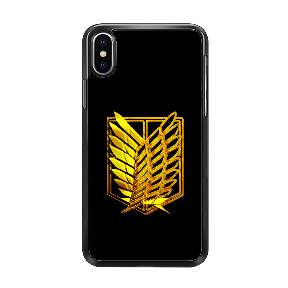 The Survey Corps Gold iPhone Xs Case