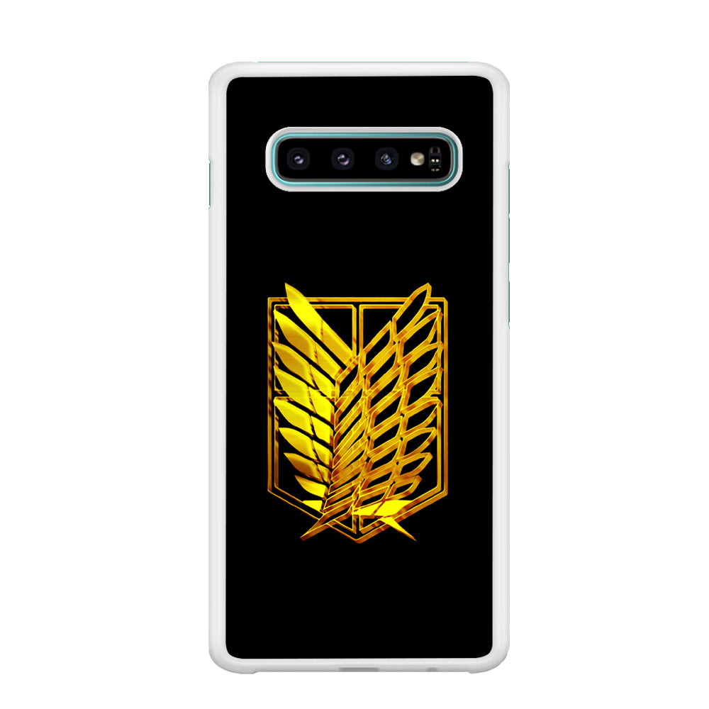 The Survey Corps Gold Samsung Galaxy S10 Case