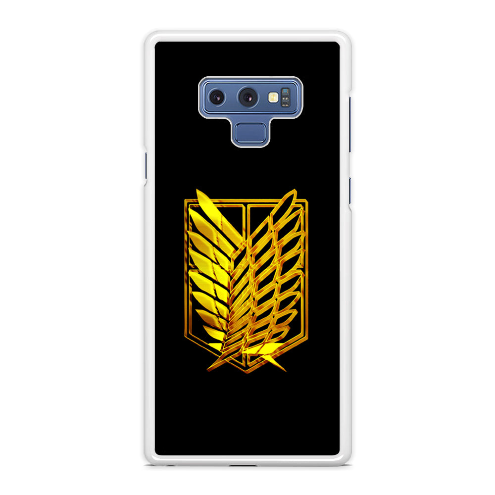 The Survey Corps Gold Samsung Galaxy Note 9 Case