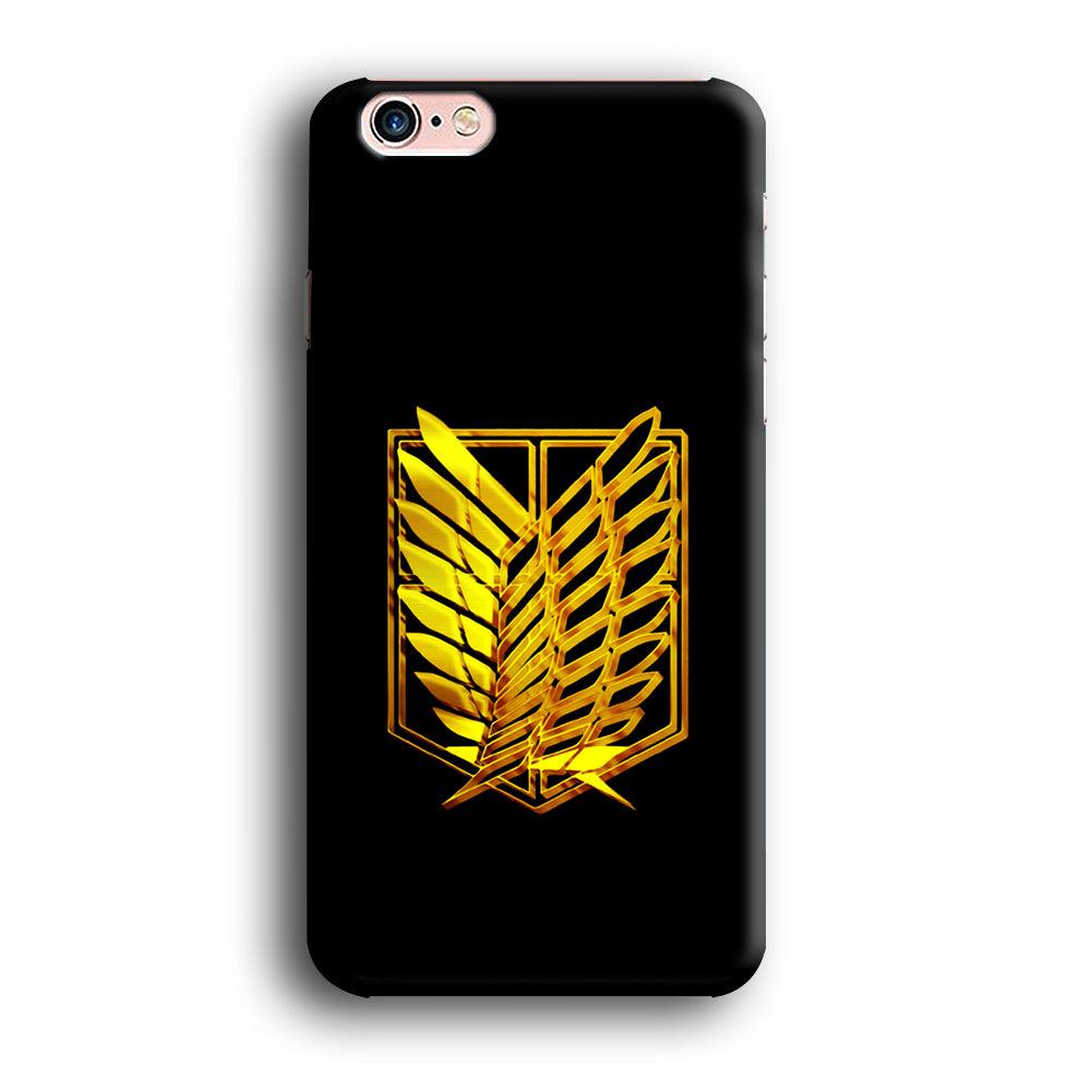 The Survey Corps Gold iPhone 6 | 6s Case-Plastic / Full Wrap (3D Case)-Xtracase