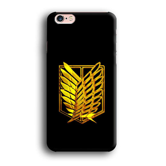 The Survey Corps Gold iPhone 6 | 6s Case-Plastic / Full Wrap (3D Case)-Xtracase