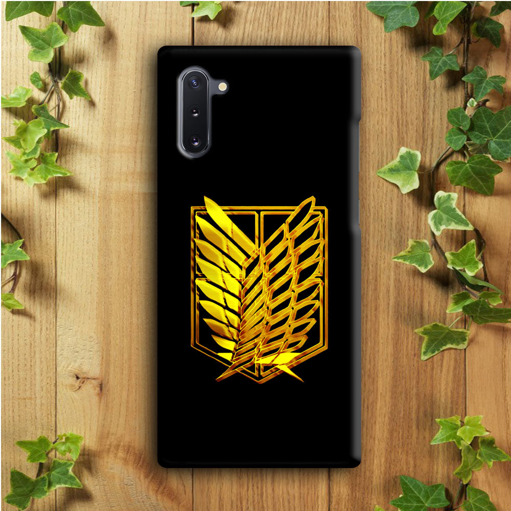 The Survey Corps Gold Samsung Galaxy Note 10 Case