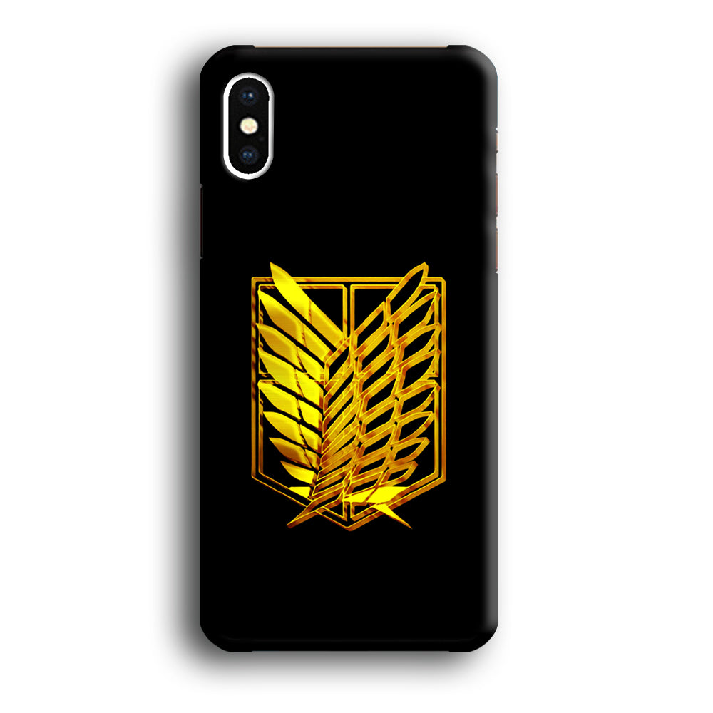 The Survey Corps Gold iPhone X Case