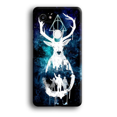 The Deathly Hallows Symbol Deer Google Pixel 2 XL 3D Case