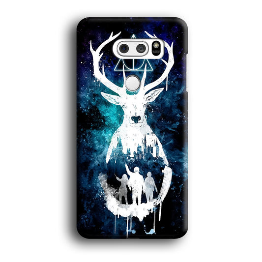 The Deathly Hallows Symbol Deer LG V30 3D Case
