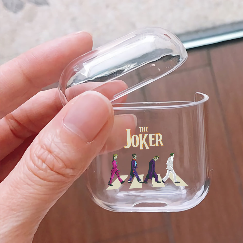 The Joker Hard Plastic Protective Clear Case Cover For Apple Airpods