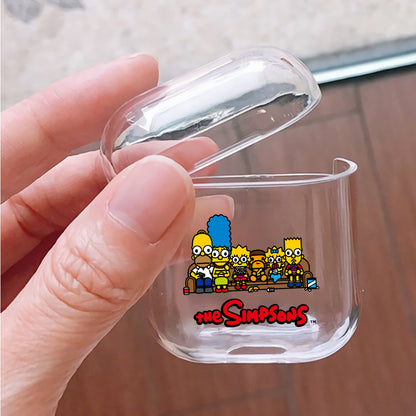 The Simpson Family and Baby Milo Hard Plastic Protective Clear Case Cover For Apple Airpods