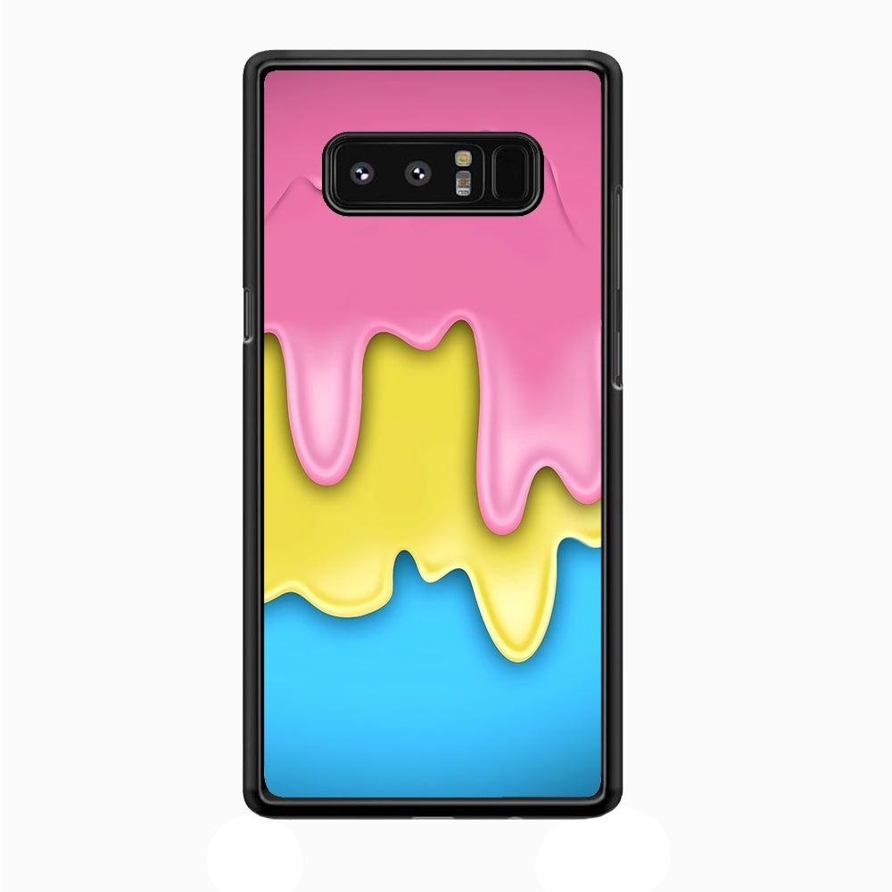 Three Cream Melts Samsung Galaxy Note 8 Case-Plastic / Full Wrap (3D Case)-Xtracase