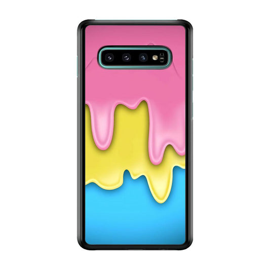 Three Cream Melts Samsung Galaxy S10 Plus Case-Plastic / Full Wrap (3D Case)-Xtracase