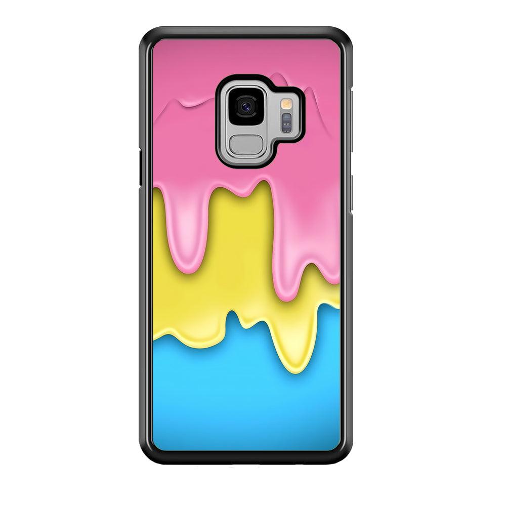 Three Cream Melts Samsung Galaxy S9 Case-Plastic / Full Wrap (3D Case)-Xtracase