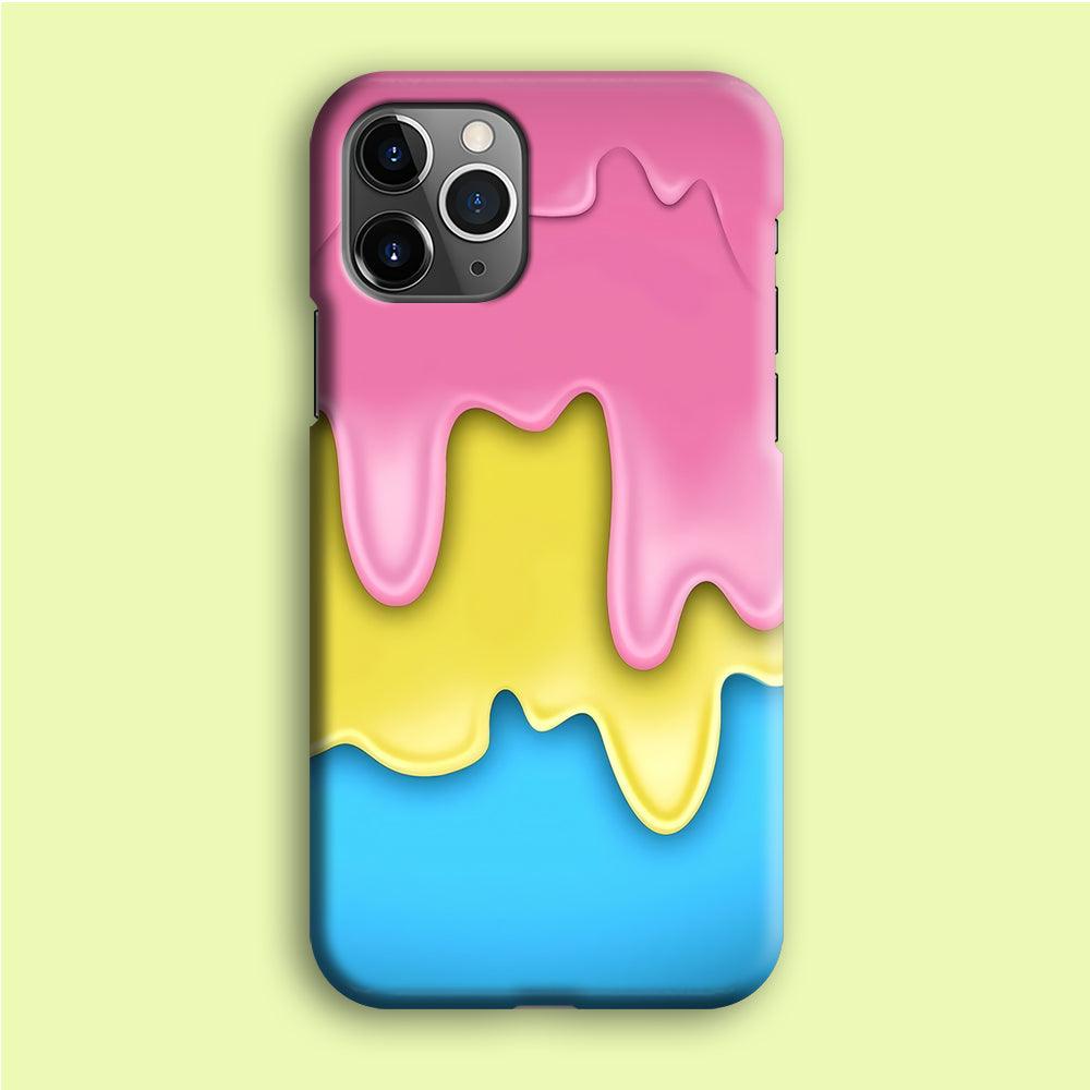 Three Cream Melts iPhone 12 Pro Case-Plastic / Full Wrap (3D Case)-Xtracase