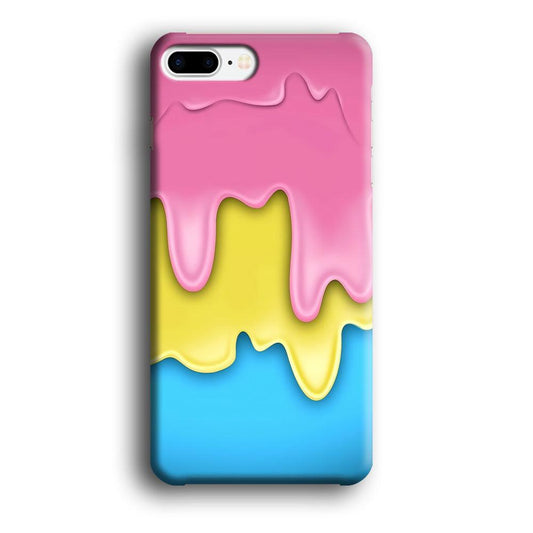 Three Cream Melts iPhone 8 Plus Case-Plastic / Full Wrap (3D Case)-Xtracase