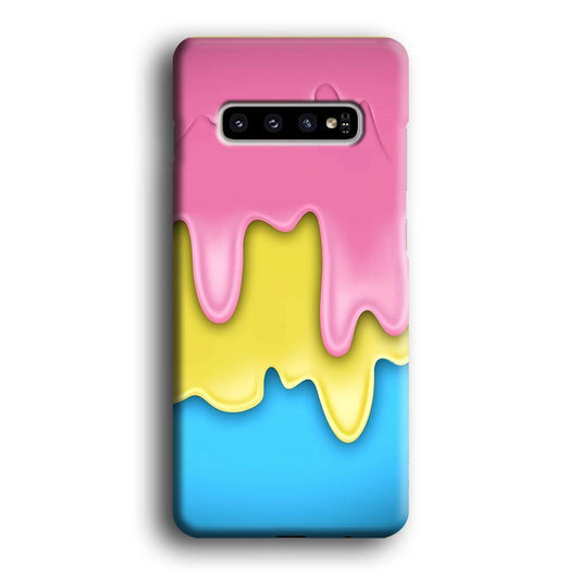Three Cream Melts Samsung Galaxy S10 3D Case-Xtracase