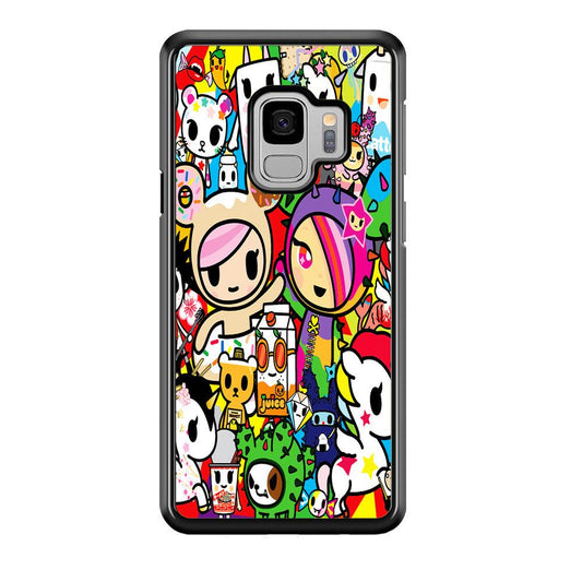Tokidoki Doodle Cartoon Samsung Galaxy S9 Case-Plastic / Full Wrap (3D Case)-Xtracase