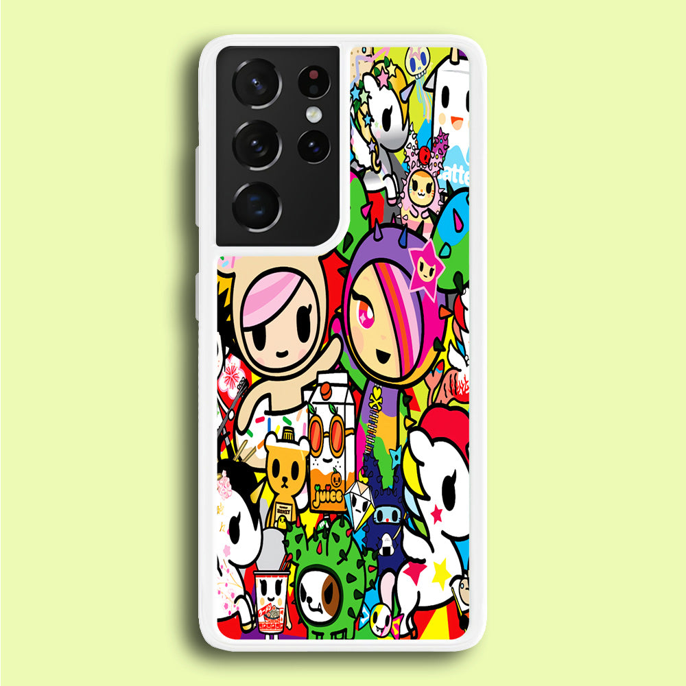 Tokidoki Doodle Cartoo Samsung Galaxy S21 Ultra Case