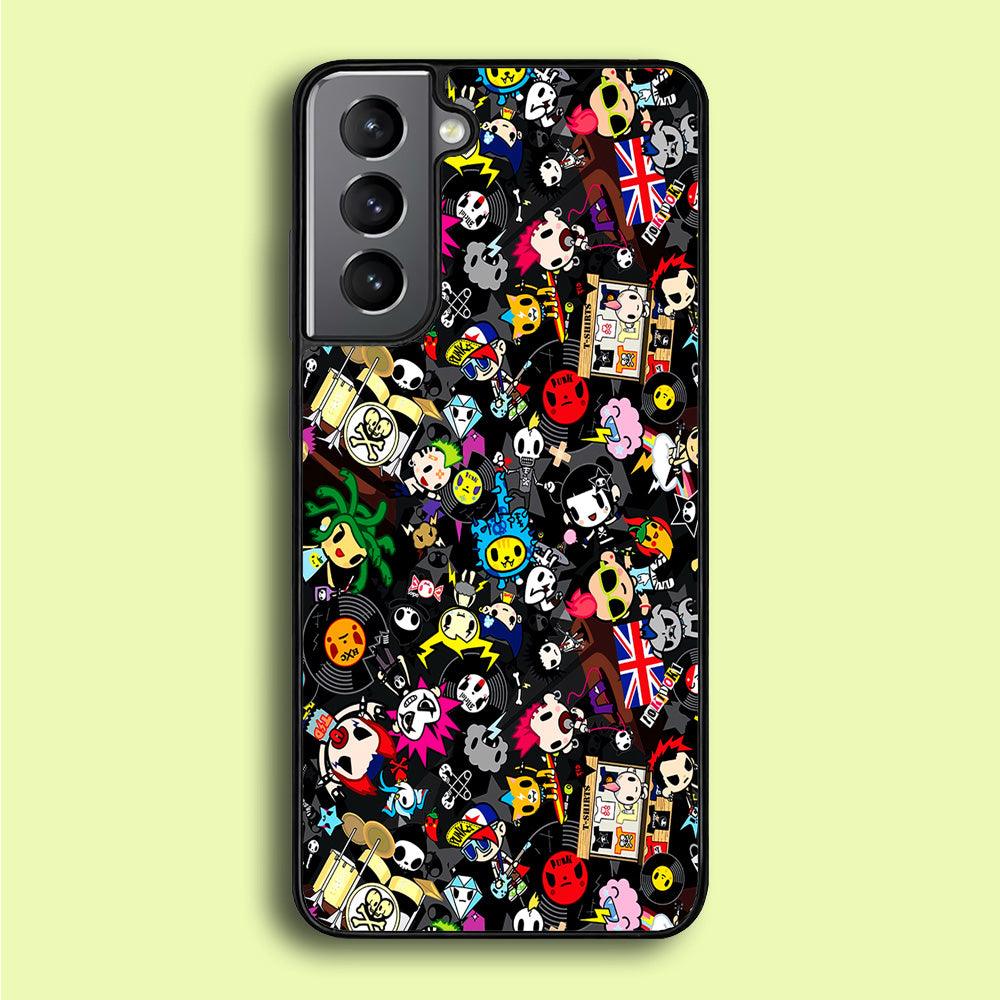 Tokidoki Punk Rock Band Samsung Galaxy A16 Case-Plastic / Full Wrap (3D Case)-Xtracase