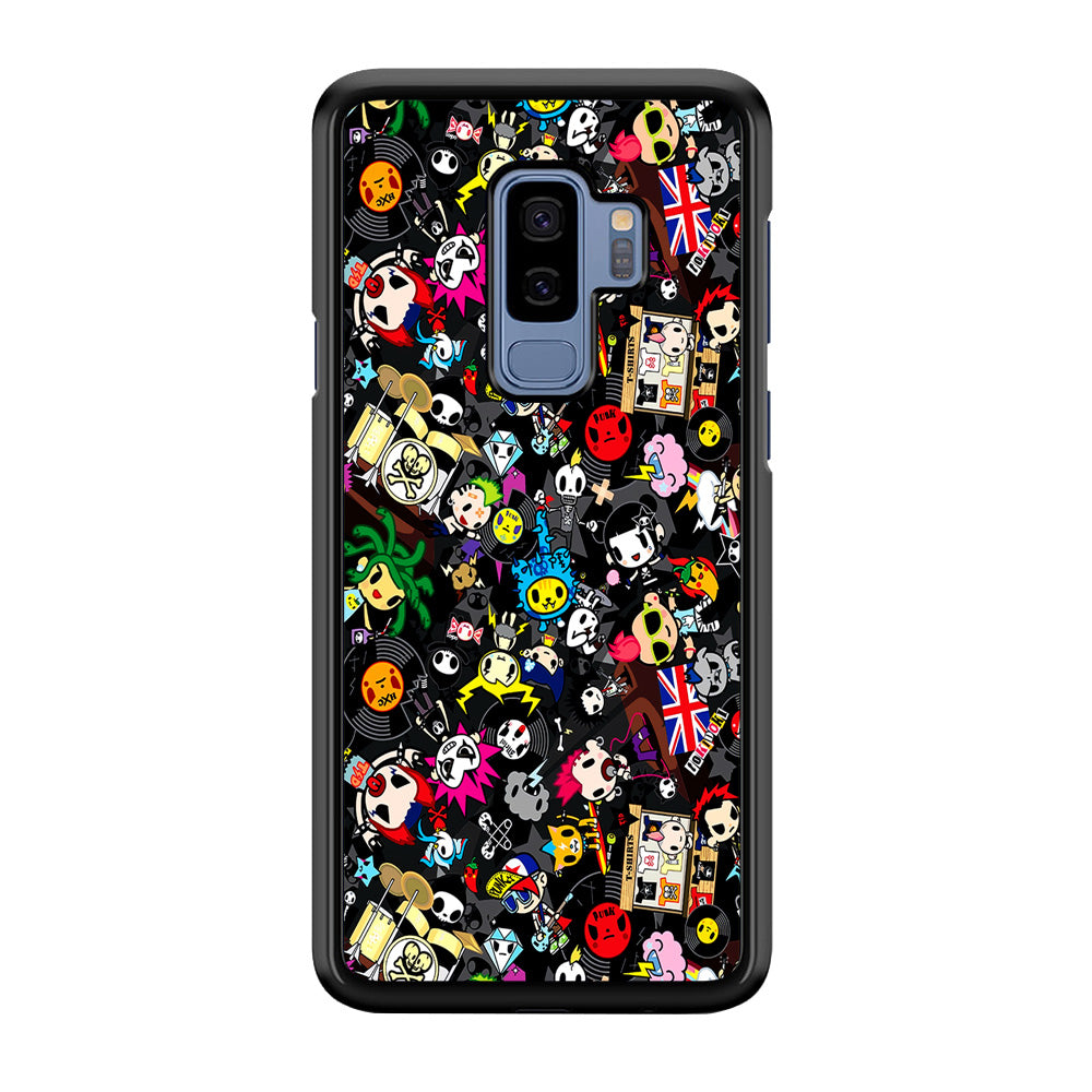 Tokidoki Punk Rock Band Samsung Galaxy S9 Plus Case