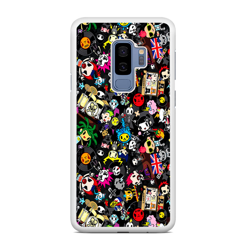 Tokidoki Punk Rock Band Samsung Galaxy S9 Plus Case
